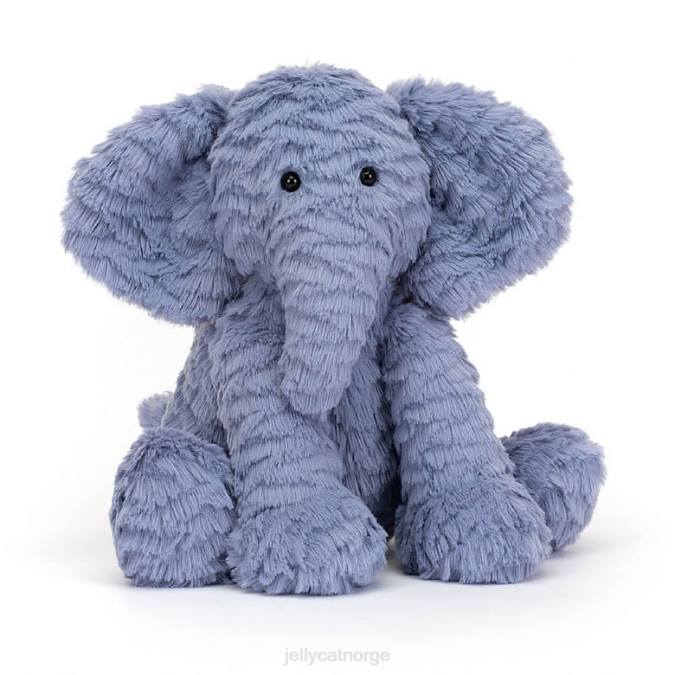 Jellycat fuddlewuddle elefant blå leketøy 8RNH498