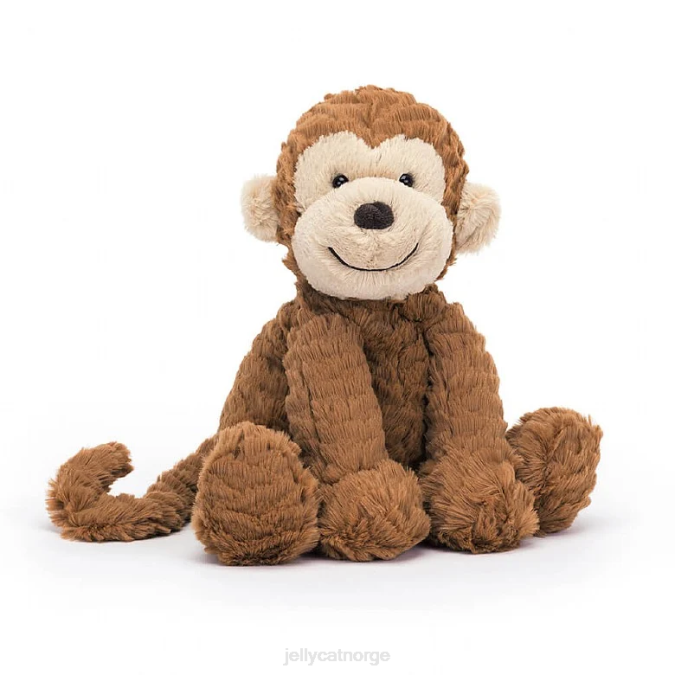 Jellycat fuddlewuddle monkey brun og hvit leketøy 8RNH630