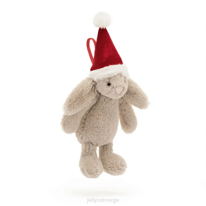 Jellycat bashful julekanin dekorasjon beige leketøy 8RNH347