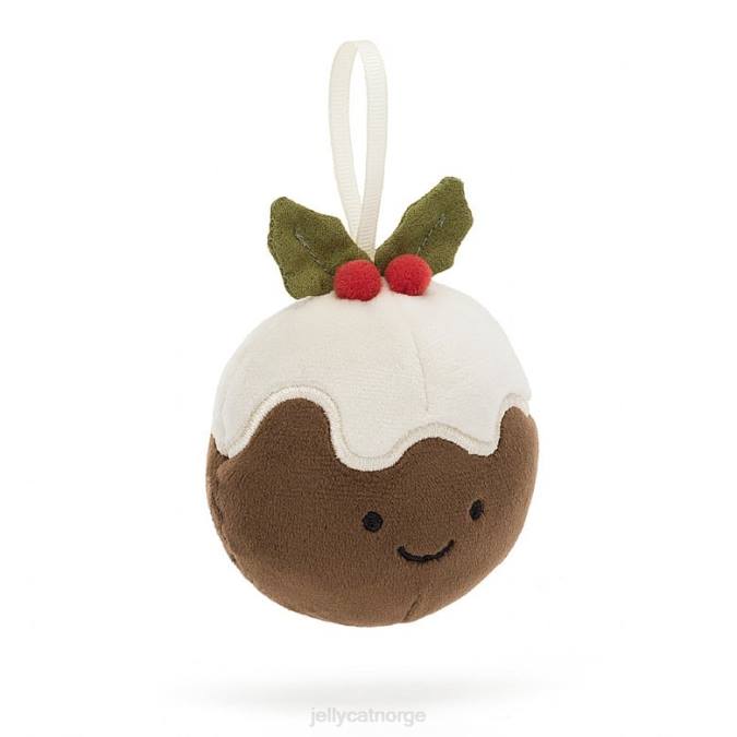 Jellycat festlig dårskap christmas pudding brun leketøy 8RNH39