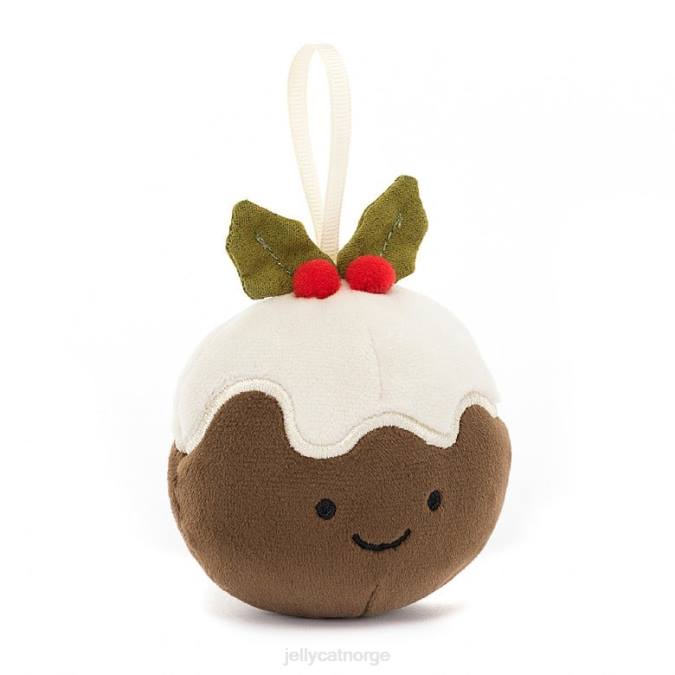 Jellycat festlig dårskap christmas pudding brun leketøy 8RNH39
