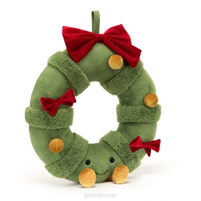 Jellycat morsom dekorert julekrans flerfarget leketøy 8RNH552