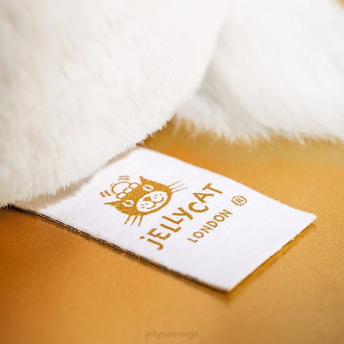 Jellycat personlig bashful luxe bunny luna stor hvit leketøy 8RNH715