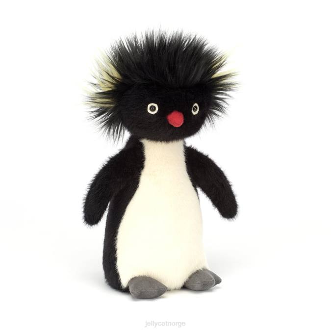 Jellycat ronnie rockhopper penguin black & cream leketøy 8RNH7