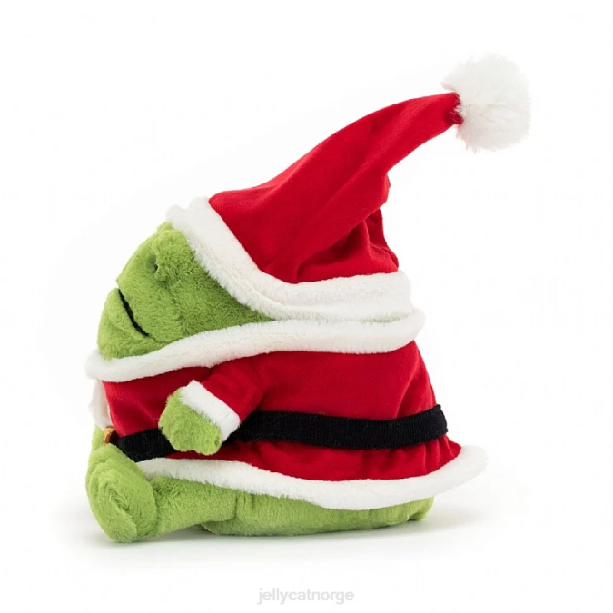 Jellycat santa ricky regn frosk grønn leketøy 8RNH60