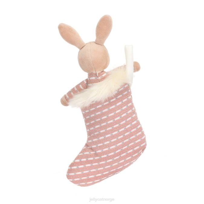 Jellycat shimmer strømpe bunny beige leketøy 8RNH443