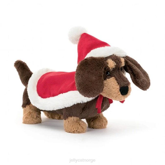 Jellycat vintervarmere ottopølsehund brun leketøy 8RNH29