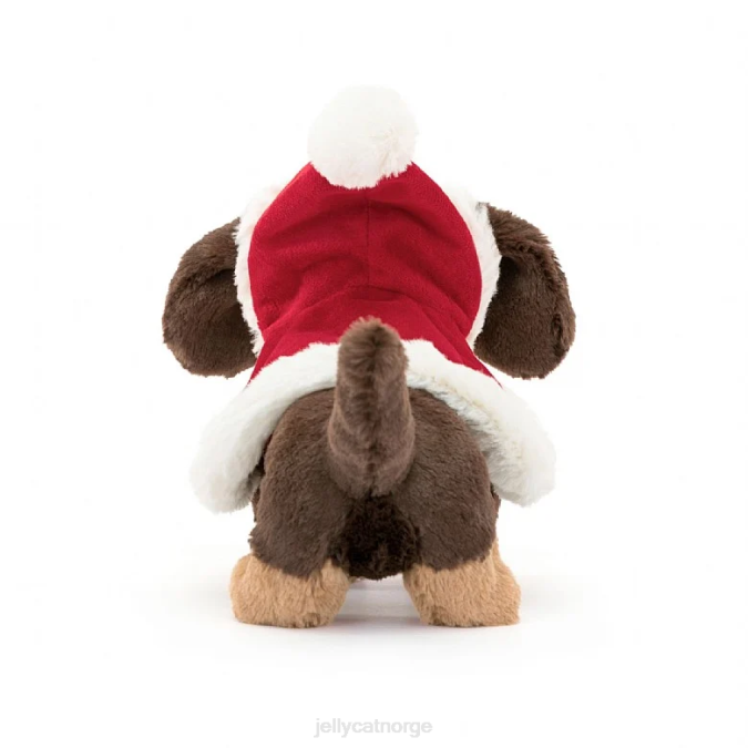 Jellycat vintervarmere ottopølsehund brun leketøy 8RNH29