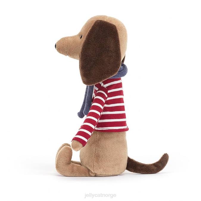 Jellycat beatnik kompis pølse hund brunfarge leketøy 8RNH181