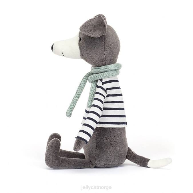 Jellycat beatnik kompis pølse hund brunfarge leketøy 8RNH181