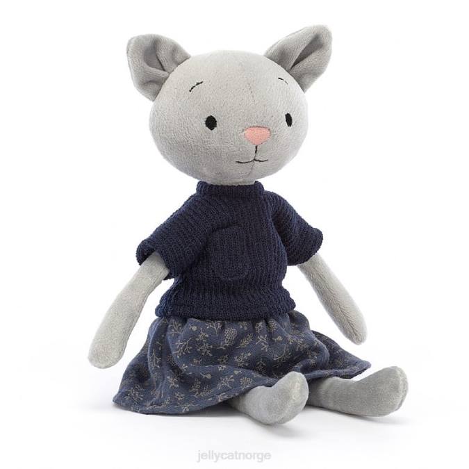 Jellycat coquette cutie cat grå leketøy 8RNH584