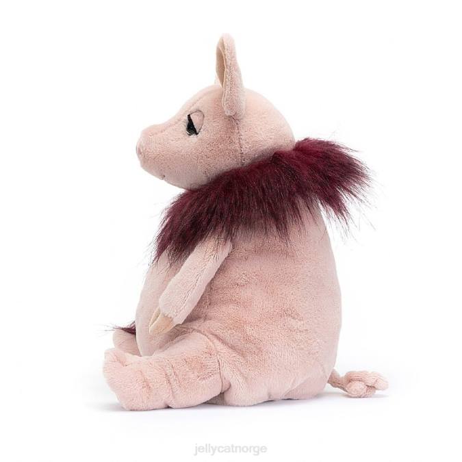 Jellycat glamourama gris rosa leketøy 8RNH434