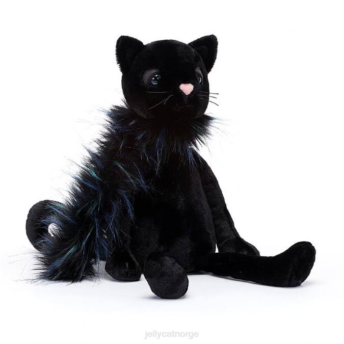 Jellycat glamourama katt svart leketøy 8RNH404
