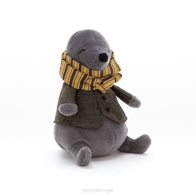 Jellycat riverside rambler muldvarp grå leketøy 8RNH489
