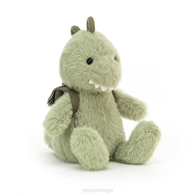 Jellycat ryggsekk dino grønn leketøy 8RNH617