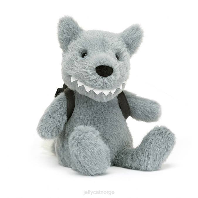 Jellycat ryggsekk ulvgrå leketøy 8RNH290