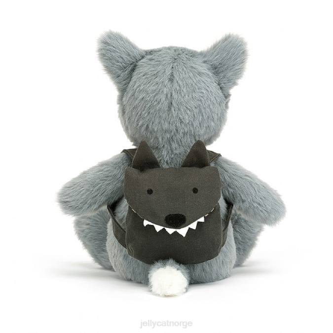 Jellycat ryggsekk ulvgrå leketøy 8RNH290