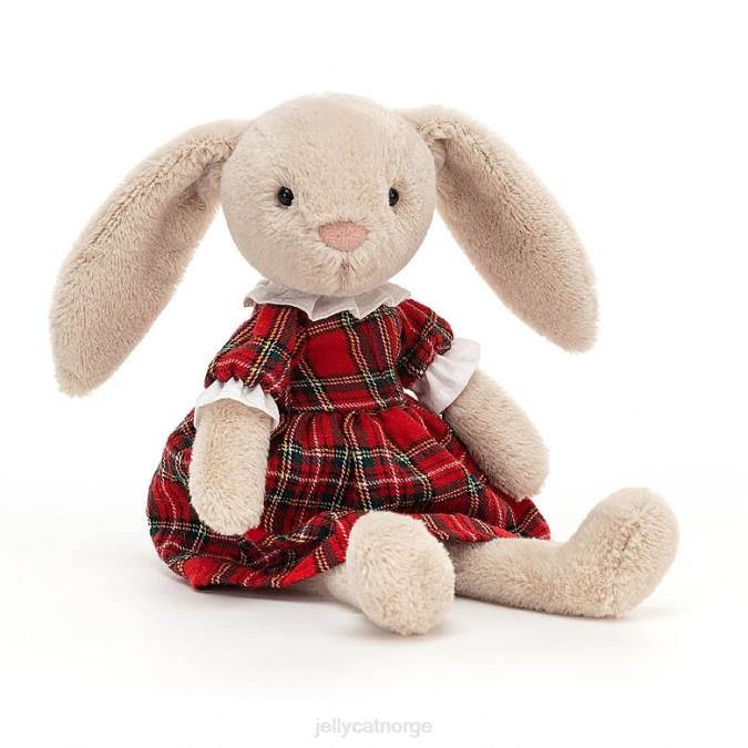 Jellycat tartan lottie kanin rød leketøy 8RNH168