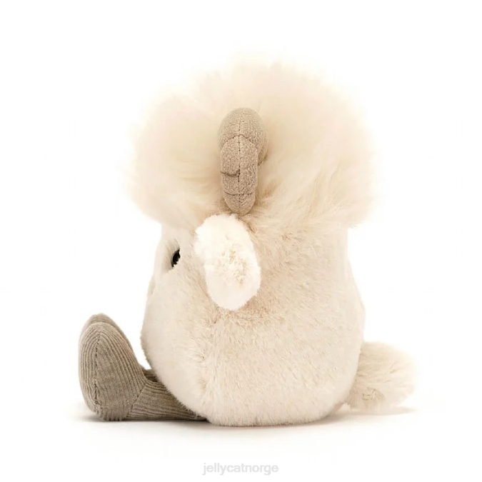 Jellycat amuseabean ram krem leketøy 8RNH115