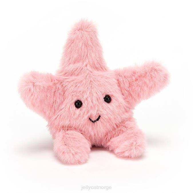 Jellycat fluffy sjøstjernerosa leketøy 8RNH624