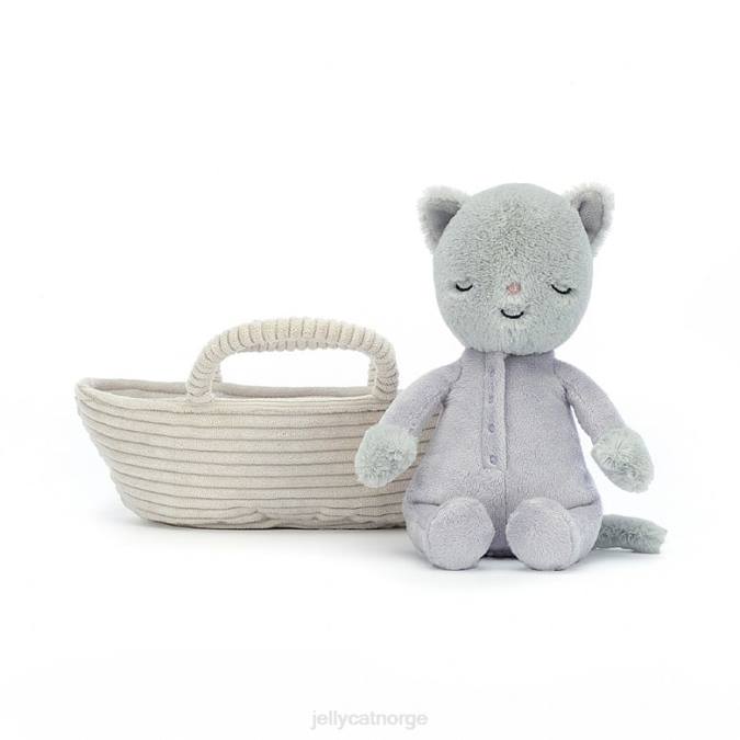 Jellycat rock-a-bye kattunge grå leketøy 8RNH407