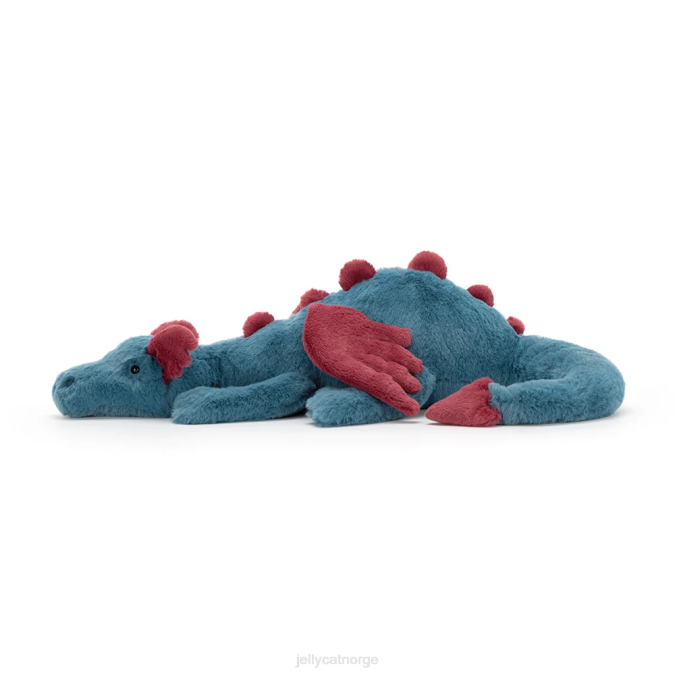 Jellycat dexter drage blå leketøy 8RNH622