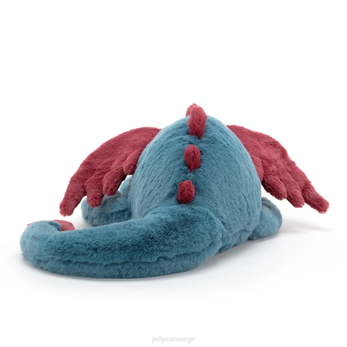 Jellycat dexter drage blå leketøy 8RNH622