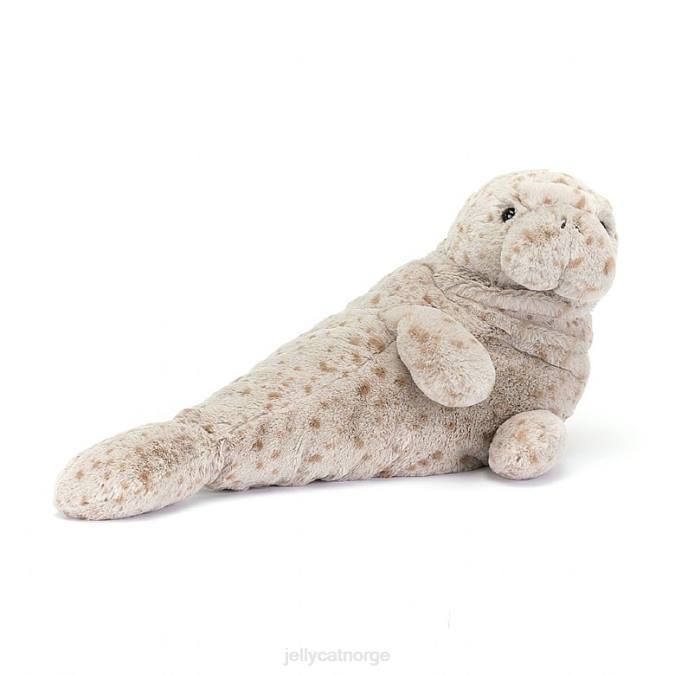 Jellycat magnus manatee grå leketøy 8RNH302