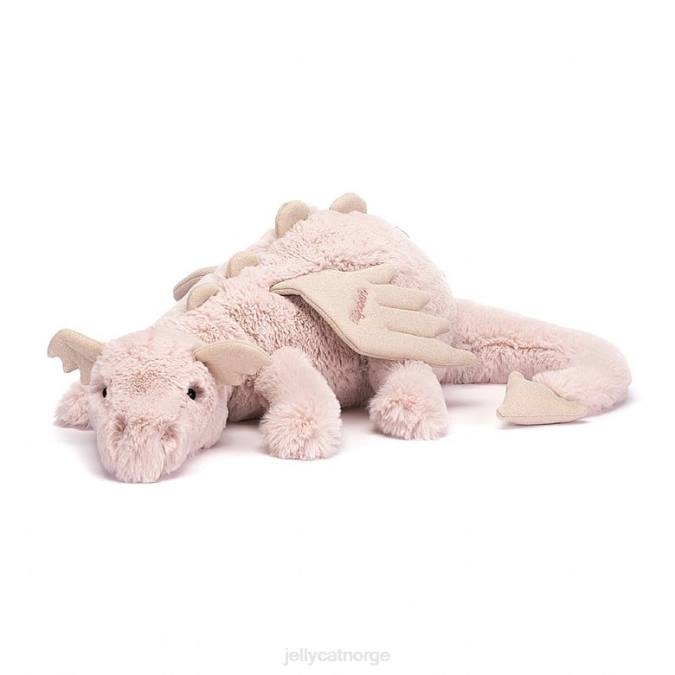 Jellycat personlig rosa drage enorm rosa leketøy 8RNH523