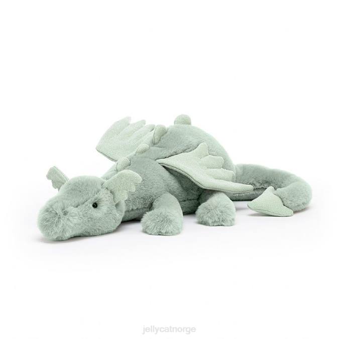 Jellycat salvie drage blekgrønn leketøy 8RNH585