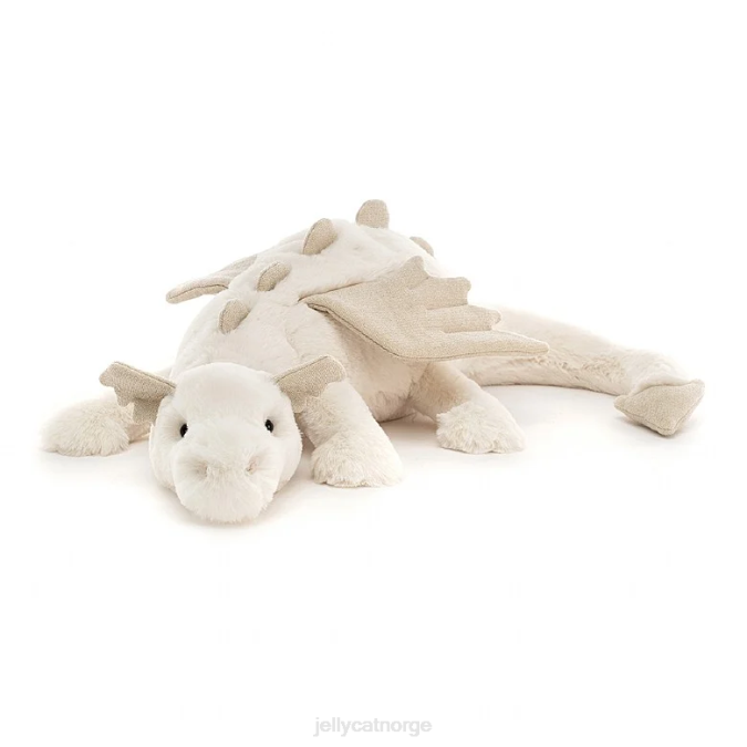 Jellycat snødrage hvit leketøy 8RNH51