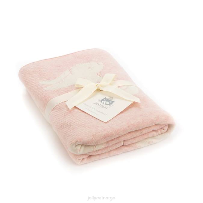 Jellycat bashful bunny teppe rosa leketøy 8RNH690