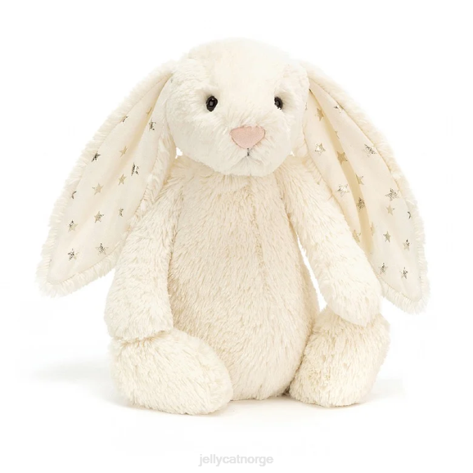 Jellycat bashful glimt kaninkrem leketøy 8RNH208