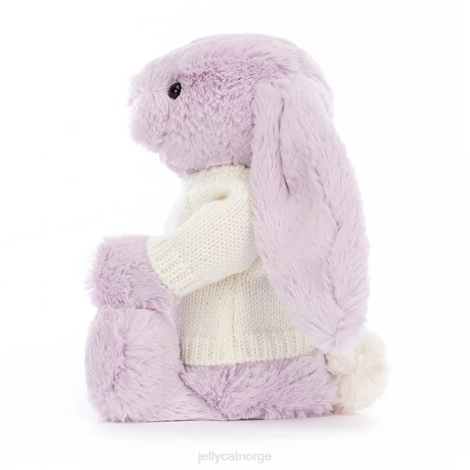 Jellycat bashful kanin med personlig kremgenser syrin leketøy 8RNH257