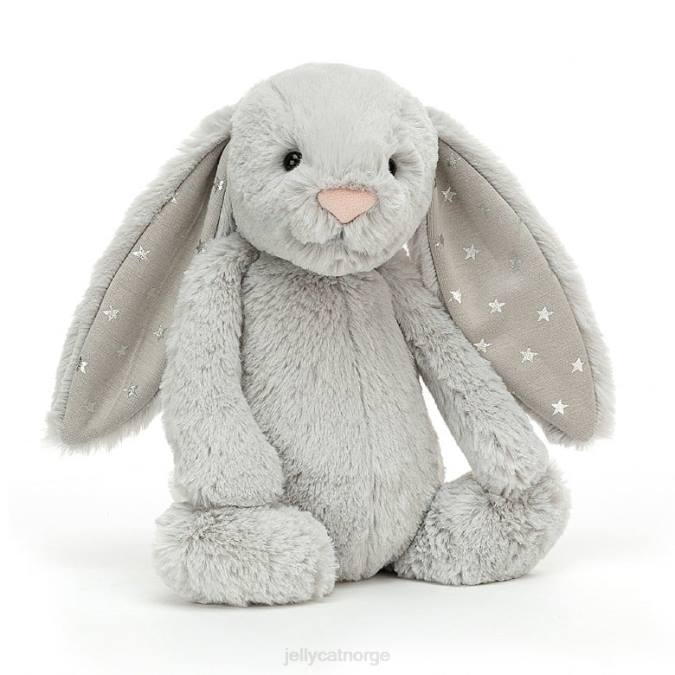 Jellycat bashful shimmer bunny grå leketøy 8RNH461