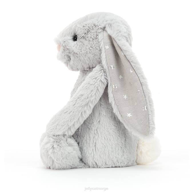 Jellycat bashful shimmer bunny grå leketøy 8RNH461