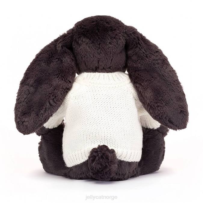 Jellycat bashful y bunny med personlig krem-genserblekk leketøy 8RNH517