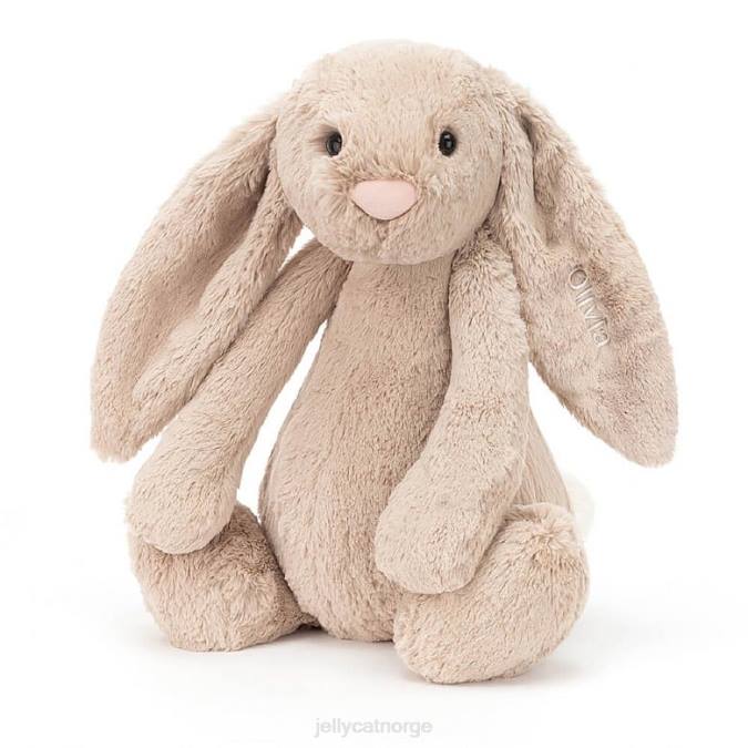 Jellycat personlig bashful bunny enorm beige leketøy 8RNH435
