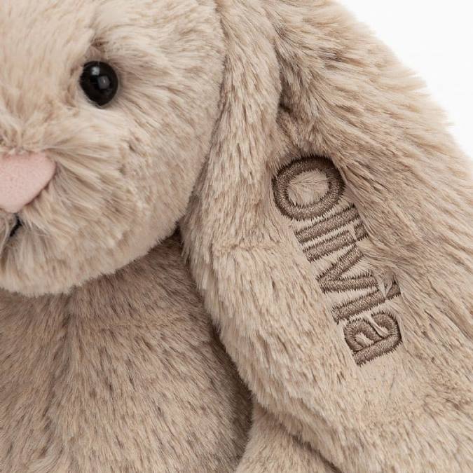 Jellycat personlig bashful bunny medium beige leketøy 8RNH69