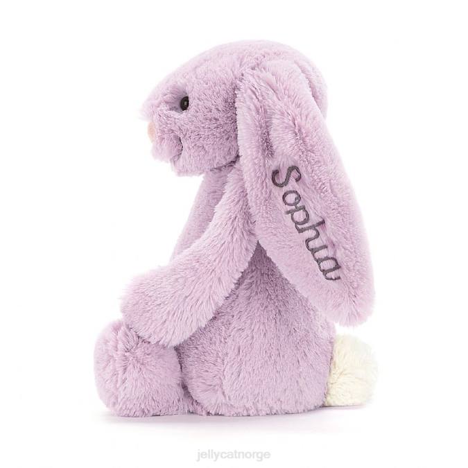 Jellycat personlig bashful bunny medium lilla leketøy 8RNH92