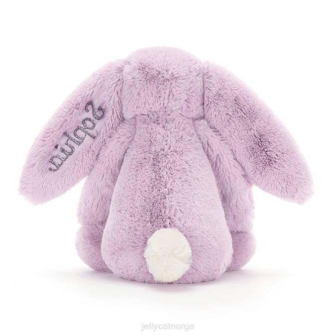 Jellycat personlig bashful bunny medium lilla leketøy 8RNH92