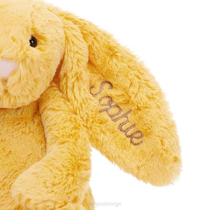 Jellycat personlig bashful bunny medium solskinn leketøy 8RNH314