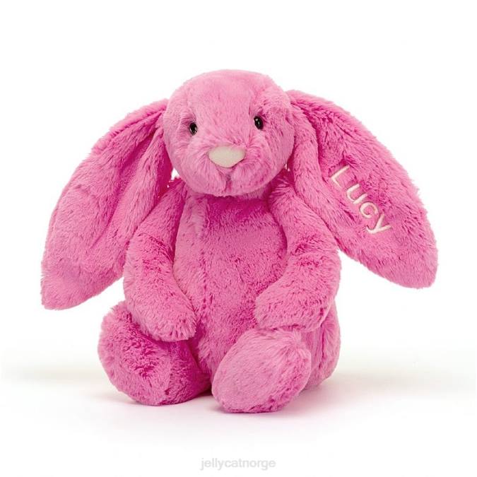 Jellycat personlig bashful bunny medium varm rosa leketøy 8RNH173