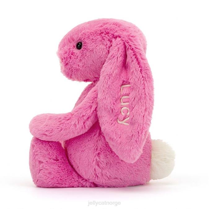 Jellycat personlig bashful bunny medium varm rosa leketøy 8RNH173