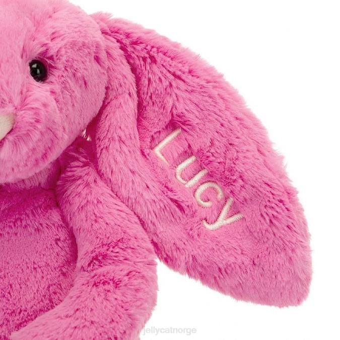 Jellycat personlig bashful bunny medium varm rosa leketøy 8RNH173