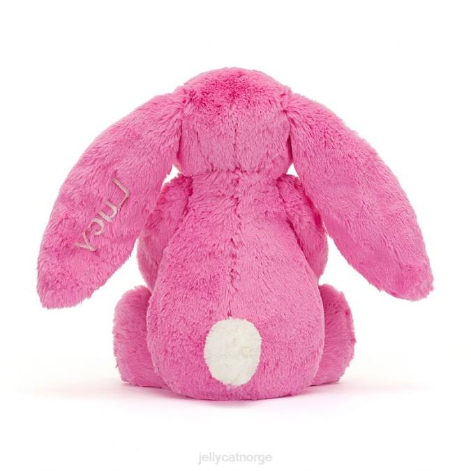 Jellycat personlig bashful bunny medium varm rosa leketøy 8RNH173