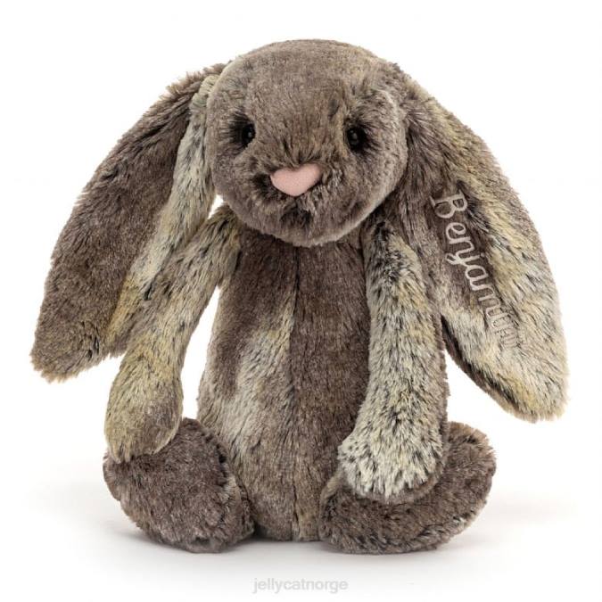 Jellycat personlig bashful cottontail bunny mellomgrå leketøy 8RNH478