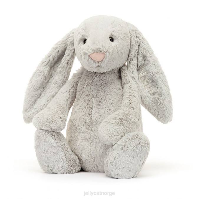 Jellycat personlig bashful kanin enorm sølv leketøy 8RNH450
