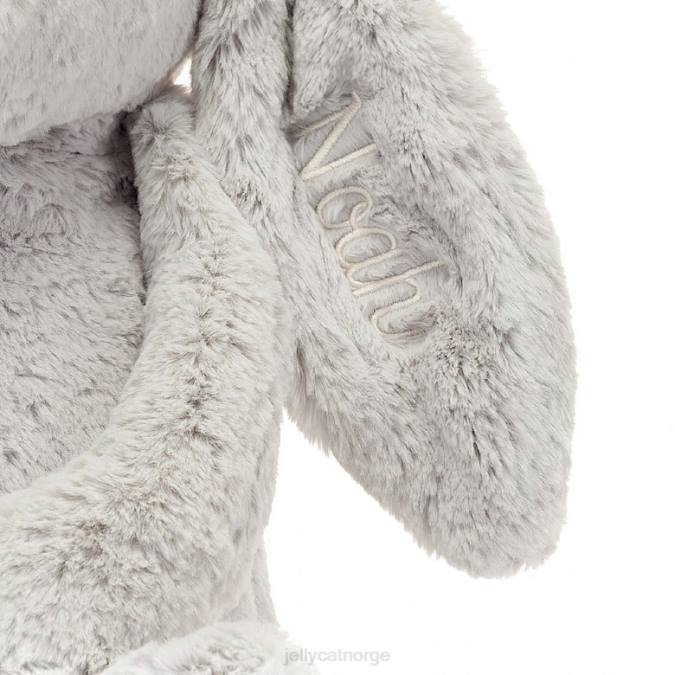 Jellycat personlig bashful kanin enorm sølv leketøy 8RNH450