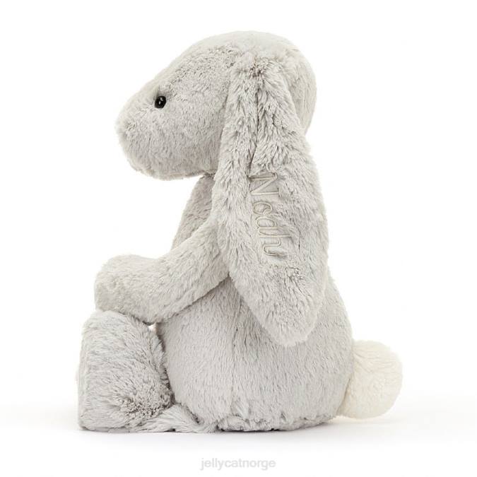 Jellycat personlig bashful kanin enorm sølv leketøy 8RNH450